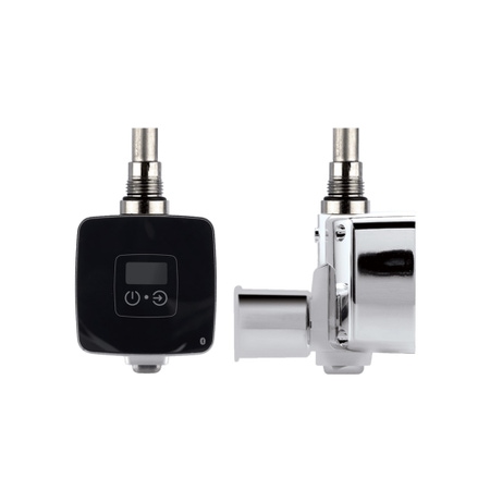 Immagine di Deltacalor Resistenza in classe I 300 W, con gestione bluetooth da smartphone, coprifilo e tasto ON/OFF, finitura cromo ARD4T0300C