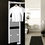 Immagine di Deltacalor DINAMIC PLUS ELECTRIC scaldasalviette stendino H.152,8 L.50 cm, colore bianco SED3145050TB