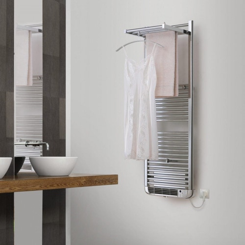 Immagine di Deltacalor DRYER PLUS ELECTRIC scaldasalviette H.144,1 L.50 cm, finitura cromo SEAIRD2135050TC