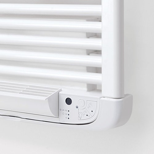 Immagine di Deltacalor DRYER PLUS ELECTRIC scaldasalviette H.119,6 L.50 cm, colore bianco SEAIRD2110050TB