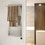 Immagine di Deltacalor STENDY ELEGANCE ELECTRIC PLUS scaldasalviette stendino H.139 L.50,3 cm, finitura cromo SRD3130048TC