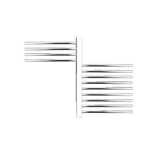 Immagine di Deltacalor FREESYSTEM ELECTRIC PLUS scaldasalviette cromo H.78,5 L.51,3 cm, finitura cromo FSD3070TC