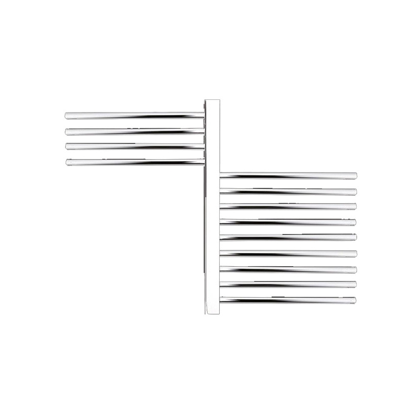 Immagine di Deltacalor FREESYSTEM ELECTRIC PLUS scaldasalviette cromo H.78,5 L.51,3 cm, finitura cromo FSD3070TC