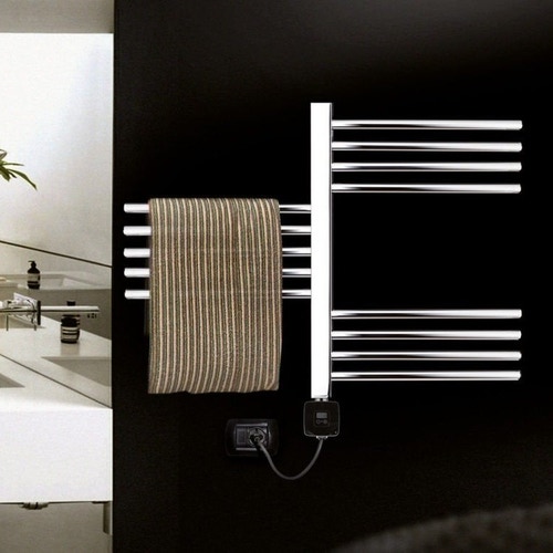 Immagine di Deltacalor FREESYSTEM ELECTRIC PLUS scaldasalviette cromo H.78,5 L.51,3 cm, finitura cromo FSD3070TC