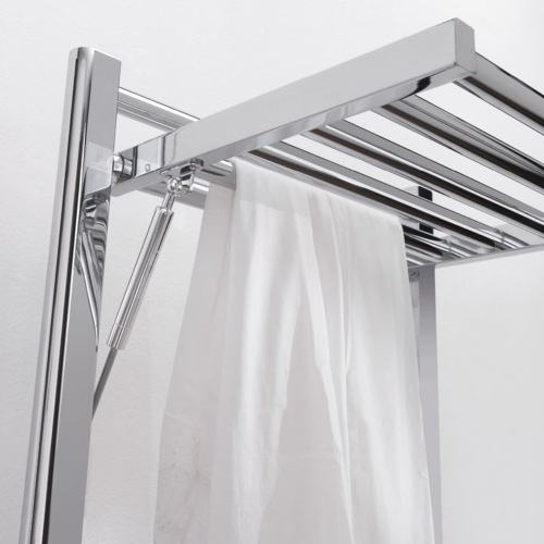 Immagine di Deltacalor DRYER PLUS MISTO scaldasalviette H.129,1 L.50 cm, con termoventilatore, colore bianco SEAIRD2M120050TB