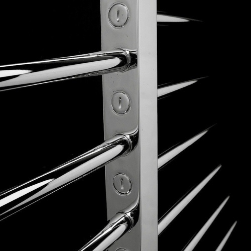 Immagine di Deltacalor FREESYSTEM scaldasalviette 28 tubi, H.142 cm, finitura cromo FS1500C-8HP400C-10HP500C-10HP600C