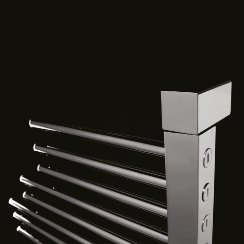 Immagine di Deltacalor MOVESYSTEM scaldasalviette 28 tubi, H.154 cm, finitura cromo FSG1500C-9HP400C-9HP500C-10HP600C