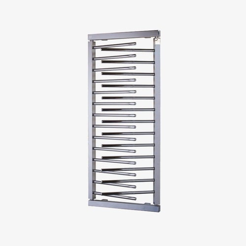 Immagine di Deltacalor TAOSYSTEM scaldasalviette con 27 tubi H.152 L.65 cm, finitura cromo TS150065C-27HP500C