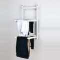 Immagine di Deltacalor STENDY scaldasalviette stendino H.88,9 L.51,2 cm, colore bianco SY089050B