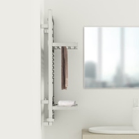 Immagine di Deltacalor STENDY SHORT scaldasalviette stendino H.86,2 L.58 cm, finitura cromo SS086058C