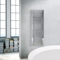 Immagine di Deltacalor STENDY SHORT scaldasalviette stendino H.137,2 L.48 cm, finitura cromo SS137048C