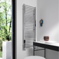 Immagine di Deltacalor STENDY SHORT scaldasalviette stendino H.137,2 L.58 cm, finitura cromo SS137058C