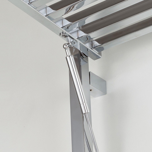 Immagine di Deltacalor STENDY ELEGANCE scaldasalviette stendino H.130,5 L.58 cm, finitura cromo SR130058C