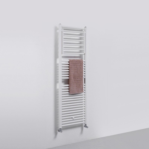 Immagine di Deltacalor DINAMIC PLUS scaldasalviette stendino H.145,4 L.50 cm, colore bianco SED145050B
