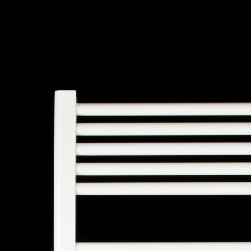 Immagine di Deltacalor ELECTRO PLUS scaldasalviette 2 intervalli, H.100,3 L.51,5 cm, con cronotermostato bluetooth, colore bianco BAD4092050NB