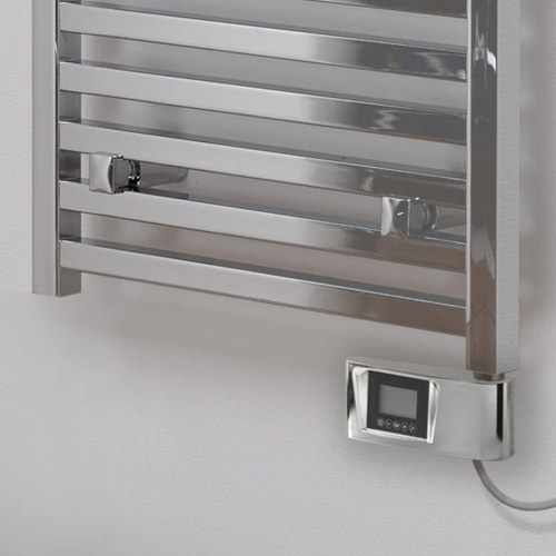 Immagine di Deltacalor RIGHT ELECTRIC scaldasalviette H.88,4 L.48 cm, colore bianco RGEP082048TB