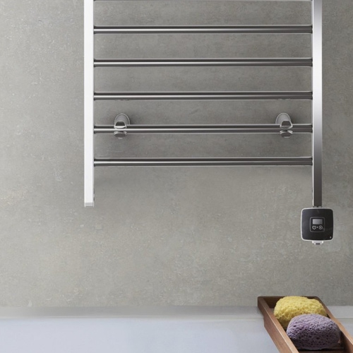 Immagine di Deltacalor SLIM-C ELECTRIC PLUS scaldasalviette H.135,8 L.52,8 cm, colore bianco SCD4130050NB