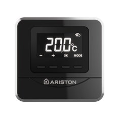 Immagine di Ariston CUBE RF Termostato ambiente per gestione multizona senza fili, nero 3319118