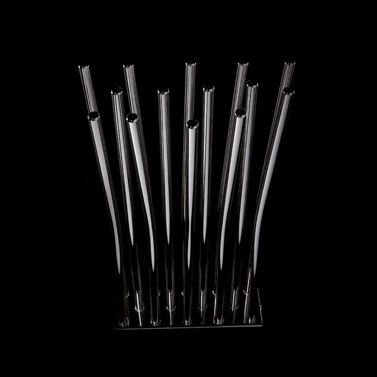 Immagine di Deltacalor BAMBÚ radiatore cromato H.95 L.47 cm, finitura cromo BU014