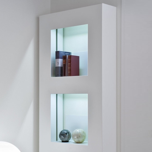 Immagine di Deltacalor CUBE radiatore 2 vani H.122 L.68 cm, colore bianco Z502B