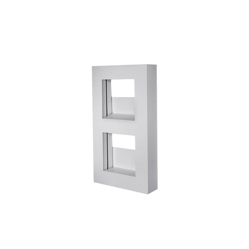 Immagine di Deltacalor CUBE radiatore 2 vani H.122 L.68 cm, colore bianco Z502B