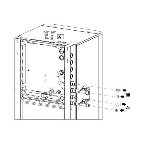 Immagine di Ariston HP SPLIT FS connessioni a sinistra 3318974