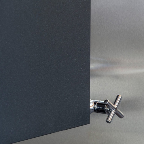 Immagine di Deltacalor PLATE ORIZZONTALE SINGOLO radiatore H.38 L.180,5 cm, colore bianco PL1H180038B