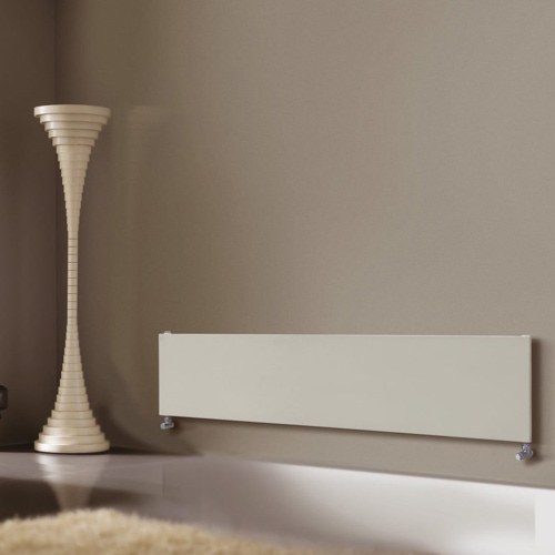 Immagine di Deltacalor PLATE ORIZZONTALE SINGOLO radiatore H.52,8 L.180,5 cm, colore bianco PL1H180052B