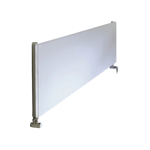 Immagine di Deltacalor PLATE ORIZZONTALE SINGOLO radiatore H.38 L.200,5 cm, colore bianco PL1H200038B