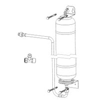 Caleffi 556080 Vaso di espansione 80 l, saldato, per impianti di