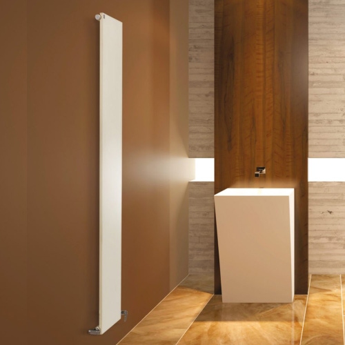 Immagine di Deltacalor PLATE VERTICALE SINGOLO radiatore H.200,5 L.38 cm, colore bianco PL1V200038B