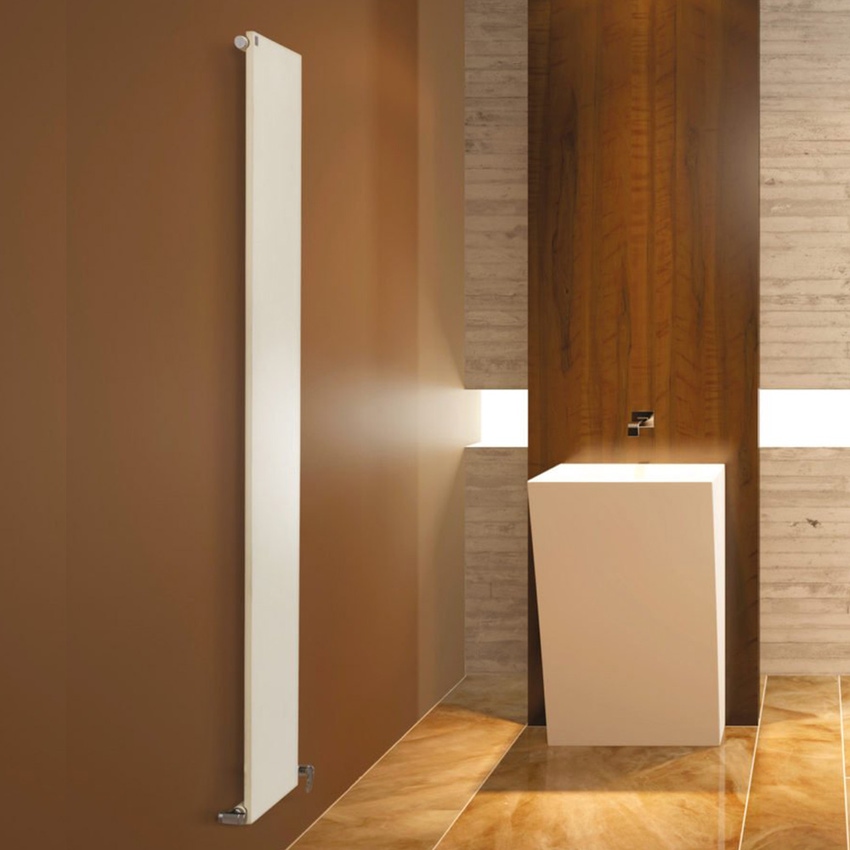 Immagine di Deltacalor PLATE VERTICALE SINGOLO radiatore H.200,5 L.38 cm, colore bianco PL1V200038B