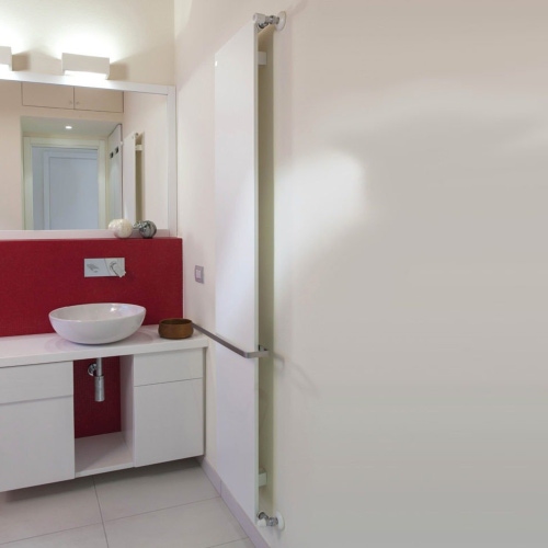Immagine di Deltacalor PLATE VERTICALE SINGOLO radiatore H.200,5 L.38 cm, colore bianco PL1V200038B