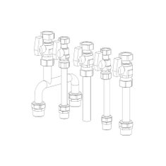 Immagine di Ariston Kit collegamento bollitore incasso EVO 3318875