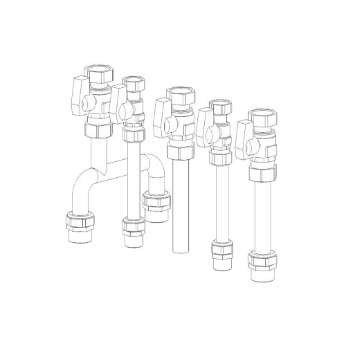 Immagine di Ariston Kit collegamento bollitore incasso EVO 3318875