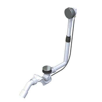 Immagine di Kaldewei COMFORT LEVEL colonna di scarico allungata, finitura cromo 687772340999