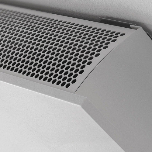 Immagine di Deltacalor ECO HEAT radiatore con scambiatore triplo H.70 L.130 cm, colore pastel jet black finitura lucido ECH3070070R9005G