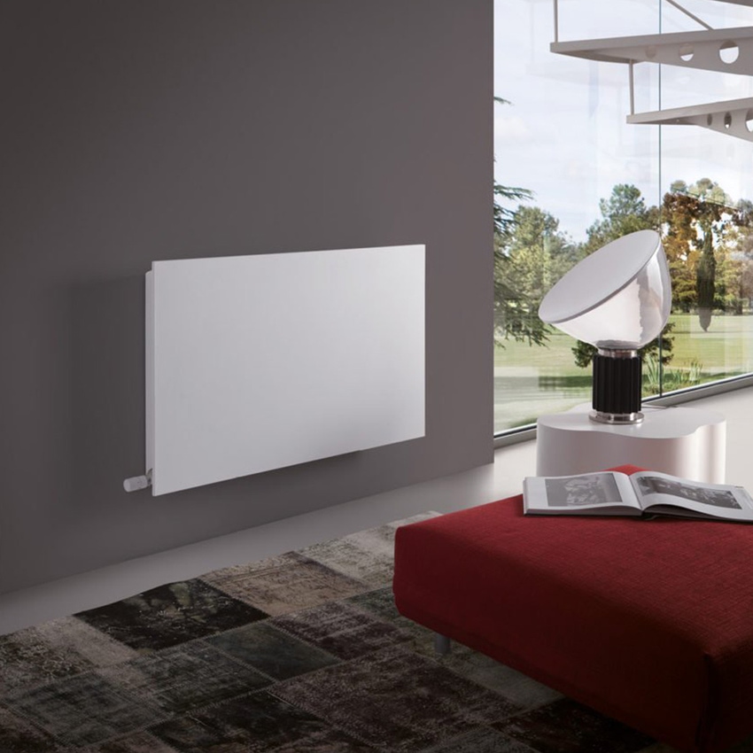 Immagine di Deltacalor ECO HEAT radiatore con scambiatore triplo H.70 L.110 cm, colore bianco ECH3070110B