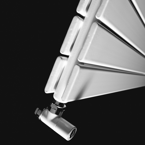 Immagine di Deltacalor FLYLINE ORIZZONTALE DOPPIO radiatore H.52,4 L.90 cm, colore bianco FL2H090007B