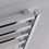 Immagine di Deltacalor SLIM Q scaldasalviette H.81 L.50 cm, finitura cromo SQ081050C