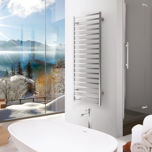 Immagine di Deltacalor SLIM Q scaldasalviette H.81 L.60 cm, finitura cromo SQ081060C
