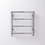 Immagine di Deltacalor STEEL RETRÒ scaldasalviette H.49,8 L.49,8, finitura inox lucido RTR050045X