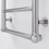 Immagine di Deltacalor STEEL RETRÒ scaldasalviette H.49,8 L.49,8, finitura inox lucido RTR050045X