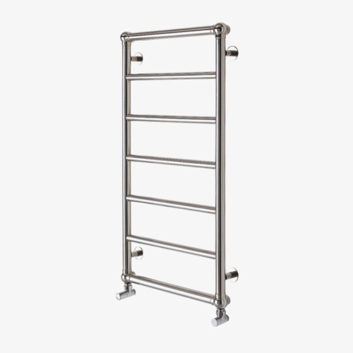 Immagine di Deltacalor STEEL RETRÒ scaldasalviette H.94,8 L.49,8, finitura inox lucido RTR095045X