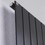 Immagine di Deltacalor FLYLINE VERTICALE SINGOLO radiatore H.180 L.67,2 cm, colore pastel traffic grey B finitura lucido FL1V180009R7043G