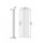 Deltacalor Flyline verticale doppio radiatore h. 1500 x L. 450 mm colore Traffic White finitura Matt FL2V150006R9016M