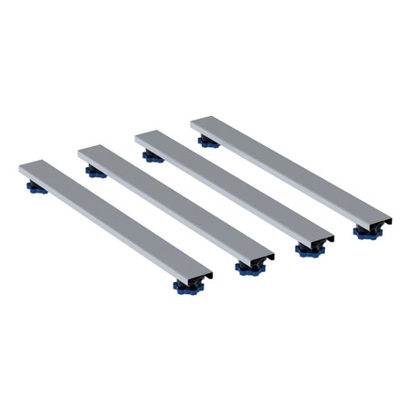 Immagine di Geberit Set piedini Geberit L.70 P.7.3 H.6.2-12 cm, e traverse di fissaggio per piatto doccia in resin stone, a partire da 140 cm 554.959.00.1