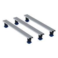Immagine di Geberit Set piedini Geberit L.70 P.7.3 H.9.2-21 cm, e traverse di fissaggio per piatto doccia in resin stone, fino a 140 cm 554.958.00.2