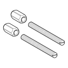 Immagine di Geberit Kit di prolunga Geberit per barre filettate per vasi sospesi 245.000.00.1