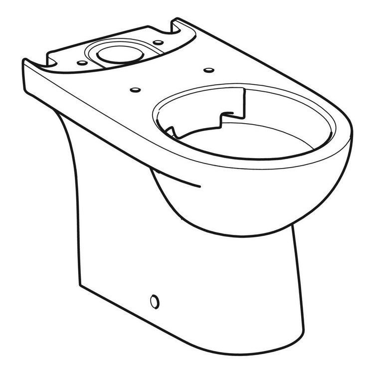 Wc monoblocco scarico a parete Geberit Selnova